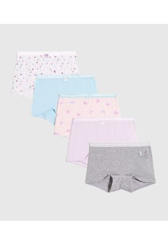 Ropa Interior Infantil Niña Boxer Color Rosado Marca Ostu #90180088 Ostu
