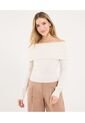 Saco Para Mujer Cardigan Color Crema Marca Ostu #40330093 de Ostu