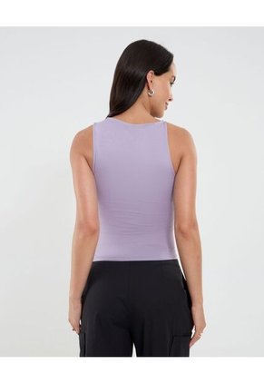 Camiseta Para Mujer Manga Sisa Cuello Redondo Color Lila Marca Ostu #40092499