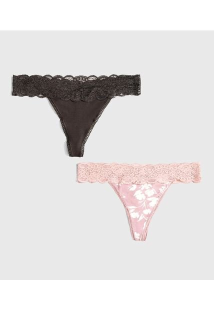 Panty Para Mujer Brasilera Color Negro Marca Ostu #40800029