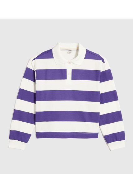 Buzo Infantil Niña Cuello Redondo Color Morado Marca Ostu #90060134