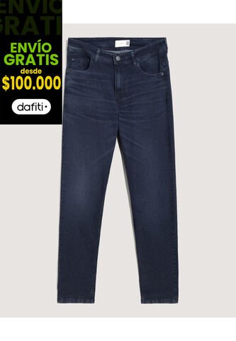 Jean  Para Hombre Slim Color Azul Marca Ostu #60168646 Ostu