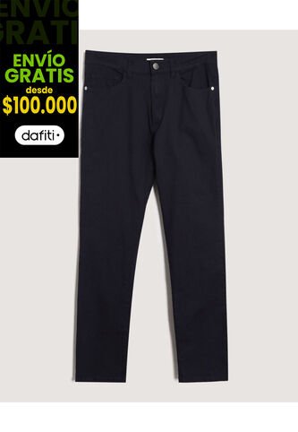 Pantalón  Para Hombre 5 Bolsillos Color Azul Marca Ostu #60070536 Ostu