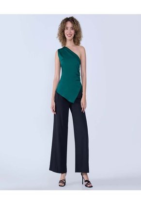 Blusa Para Mujer Manga Sisa Color Verde Marca Ostu #40121087