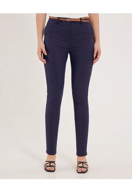 Pantalón Para Mujer Chino Color Azul Marca Ostu #40070762