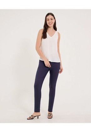 Pantalón Para Mujer Chino Color Azul Marca Ostu #40070762