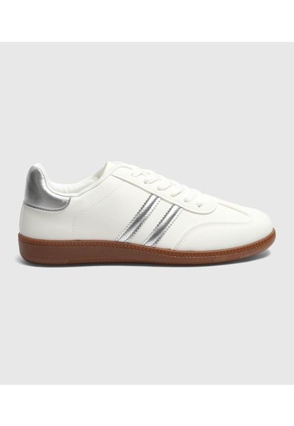 Tenis Para Mujer Casual Color Blanco Marca Ostu #40720187