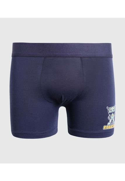 Boxer Infantil Niño Filete Medio Color Azul Marca Ostu #80000095