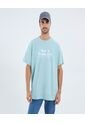 Camiseta Para Hombre Manga Corta Cuello Redondo Color Azul Marca Ostu #60091647 de Ostu