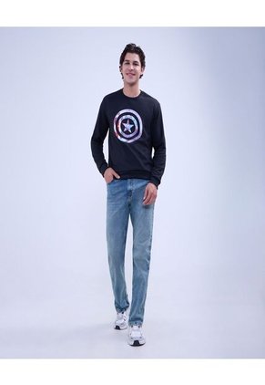 Buzo Para Hombre Capitán América  Para Hombre #60060516 Ostu