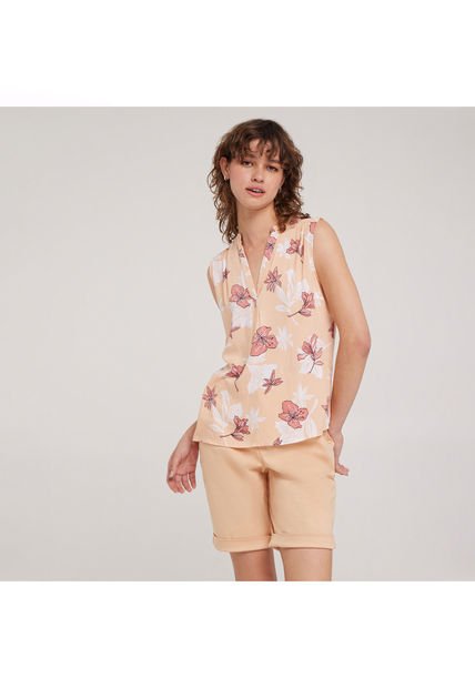 Blusa Para Mujer Manga Sisa Color Rosado  Marca Ostu #40120715