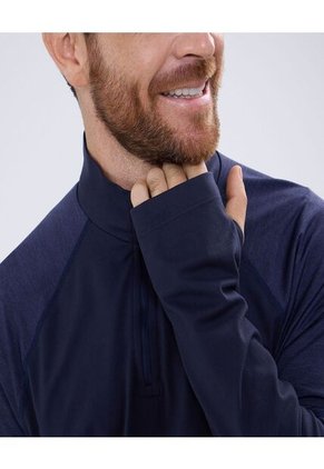 Buzo Para Hombre Cuello Alto O Cuello Tortuga Color Azul Oscuro Marca Ostu #60060417