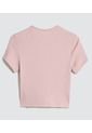 Crop Top Para Mujer Manga Corta Color Rosa Marca Ostu #40092152 de Ostu