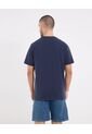 Camiseta  Para Hombre Manga Corta Cuello Redondo Color Azul Marca Ostu #60091790 de Ostu