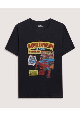 Camiseta  Para Hombre Manga Corta Cuello Redondo Color Negro Marca Ostu #60091921 Ostu