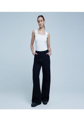 Body Para Mujer Ostu Color Blanco Material 90% Poliéster 10% Elastano