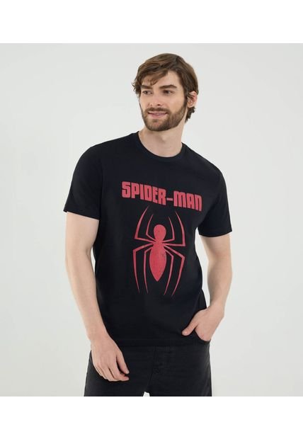 Camiseta Para Hombre Manga Corta Cuello Redondo Color Negro Marca Ostu #60091754