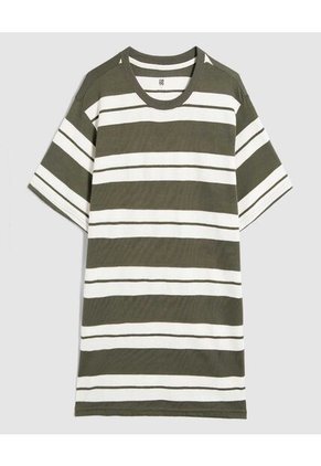 Camiseta Para Hombre Manga Corta Cuello Redondo Color Verde  Marca Ostu #60091423