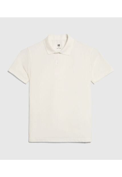 Polo Infantil Niño Manga Corta Color Crema Marca Ostu #80110106