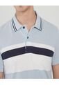 Polo Para Hombre Cuello Tejido Sin Bolsillo Color Azul  Marca Ostu #60110544 de Ostu