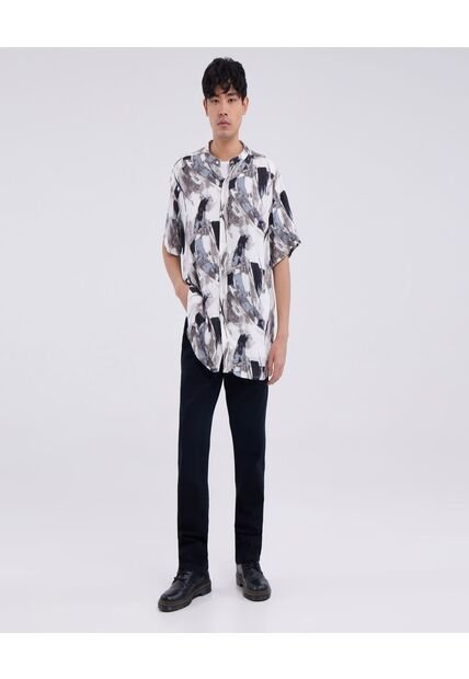 Jean Para Hombre Regular Color Negro Marca Ostu #60160250