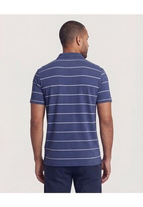 Polo  Para Hombre Cuello Tejido Con Bolsillo Color Azul Marca Ostu #60110899