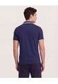 Polo  Para Hombre Cuello Tejido Sin Bolsillo Color Azul Marca Ostu #60110901 de Ostu