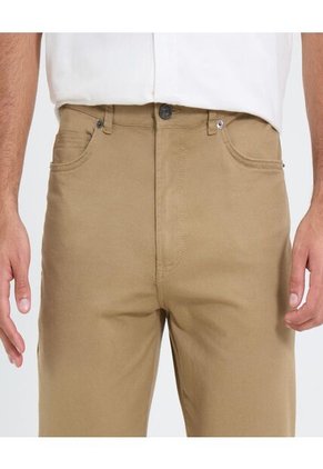 Pantalón Para Hombre 5 Bolsillos Color Camel Marca Ostu #60070419