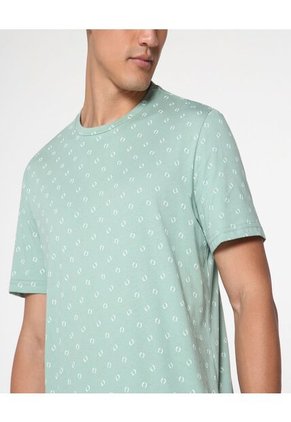 Camiseta Para Hombre Manga Corta Color Verde  Marca Ostu #60090855