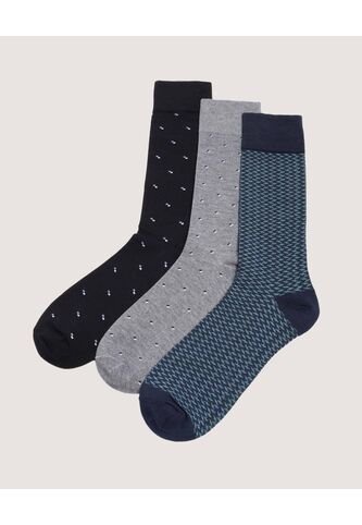 Medias X3 Para Hombre Caña Larga Color Negro Marca Ostu #60980335 Ostu