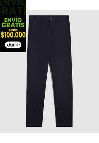 Pantalón  Para Hombre Chino Color Azul Marca Ostu #60070563 Ostu