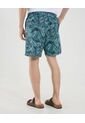 Ropa De Playa Para Hombre Pantaloneta De Baño Corta Color Verde Marca Ostu #60270047 de Ostu