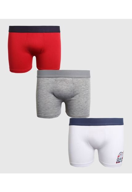 Boxer Infantil Niño Filete Medio Color Rojo Marca Ostu #80000097