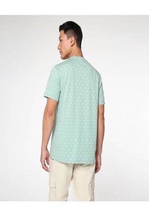 Camiseta Para Hombre Manga Corta Color Verde  Marca Ostu #60090855