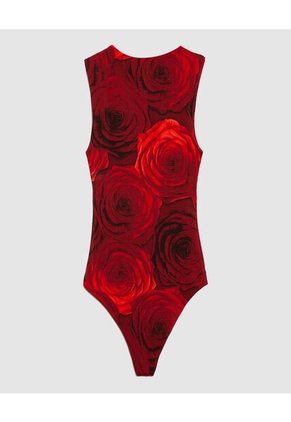 Body Para Mujer Manga Sisa Color Rojo Marca Ostu #40200146