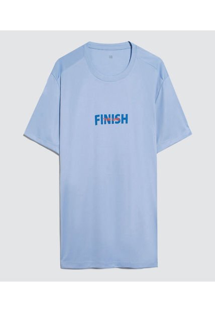 Camiseta Para Hombre Manga Corta Color Azul  Marca Ostu #60091485