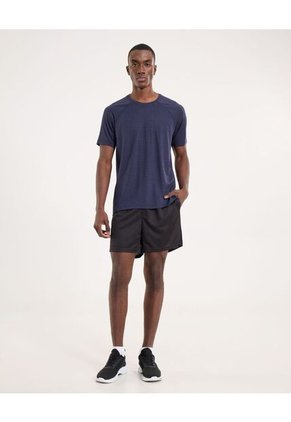 Camiseta Para Hombre Manga Corta Cuello Redondo Color Azul Marca Ostu #60091720