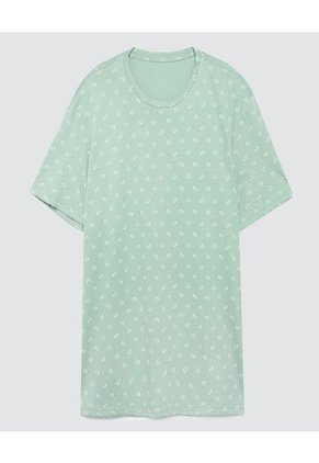 Camiseta Para Hombre Manga Corta Color Verde  Marca Ostu #60090855