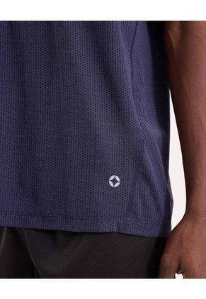 Camiseta Para Hombre Manga Corta Cuello Redondo Color Azul Marca Ostu #60091720