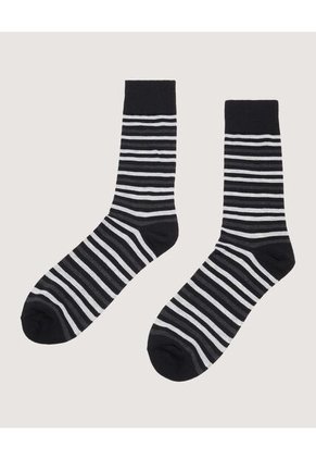 Medias X3 Para Hombre Caña Larga Color Negro Marca Ostu #60980336