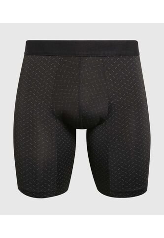 Boxer Para Hombre Filete Medio Microfibra Color Negro Marca Ostu #60000523 Ostu