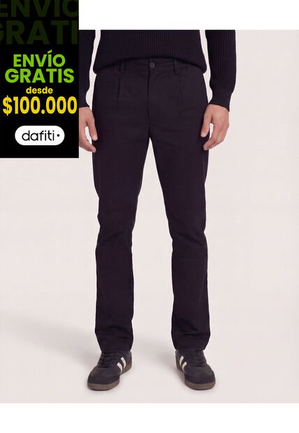 Pantalón  Para Hombre Moda Color Negro Marca Ostu #60070556