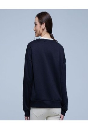 Buzo Para Mujer Cuello Redondo Color Negro Marca Ostu #40060342