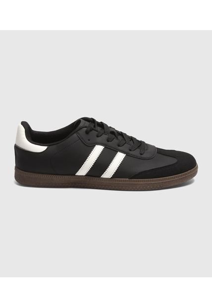 Tenis Para Hombre Casual Color Negro Marca Ostu #60720119