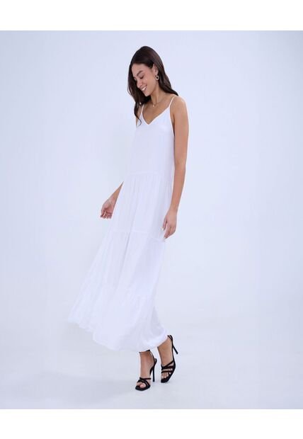 Vestido Para Mujer M/Sisa Largo Color Blanco Marca Ostu #40170277