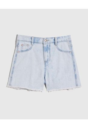 Short Para Niña  Color Azul Claro Marca Ostu #90190046