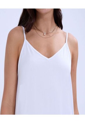 Vestido Para Mujer M/Sisa Largo Color Blanco Marca Ostu #40170277