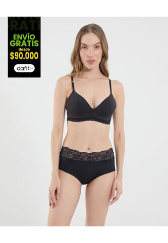 Brasier Para Mujer Monocopa Color Negro Marca Ostu #40830034 Ostu