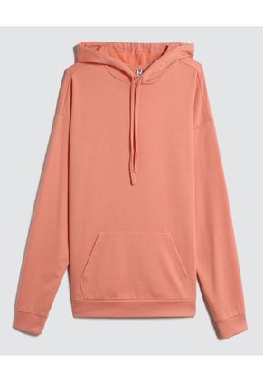 Buzo Para Mujer Hoodie Color Coral Marca Ostu #40060372
