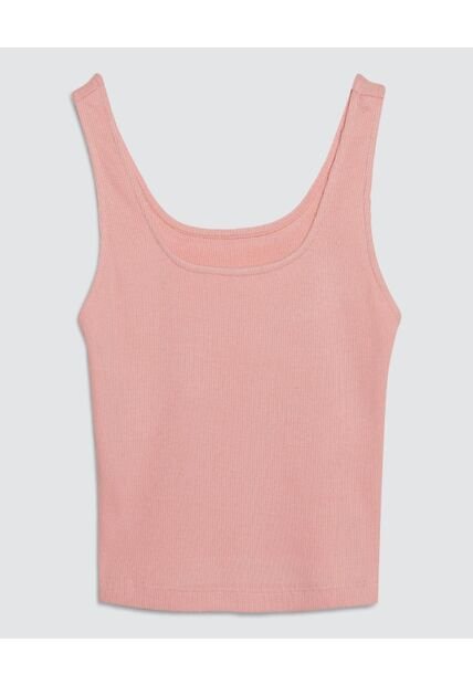 Crop Top Para Mujer Manga Sisa Color Rosado Claro Marca Ostu #40091643